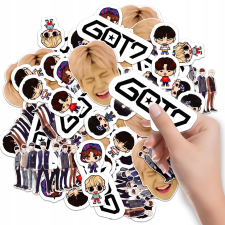 MATRICÁK NOTEBOOK MATRICA KPOP KARAKTEREK GOT7 MINTÁK 6 DB matrica