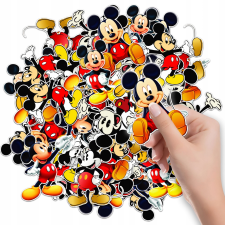  MATRICÁK NOTEBOOK MATRICÁK MICKEY EGÉR KARAKTEREK 6 DB matrica