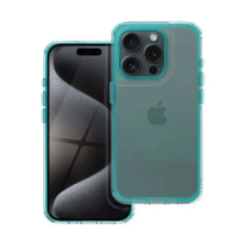  Matrix Apple iPhone 15 Pro Max hátlap tok kameravédő peremmel, zöld/menta tok és táska