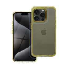 Matrix Apple iPhone 16 Pro Max hátlap tok kameravédő peremmel, sárga tok és táska