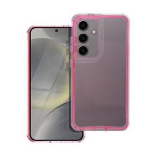 Matrix Samsung Galaxy S24 Ultra hátlap tok kameravédő peremmel, rózsaszín tok és táska