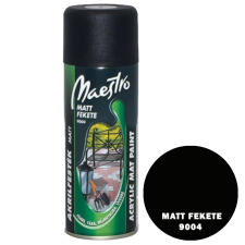  MATT FEKETE 9004 - MAESTRO AKRIL FESTÉK FÉNYES aeroszolos termék
