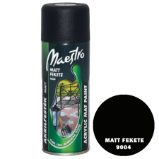 MATT FEKETE 9004 - MAESTRO AKRIL FESTÉK FÉNYES aeroszolos termék