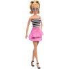 Mattel Barbie baba fekete-fehér felsőben