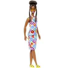 Mattel Barbie baba horgolt mintás ruhában barbie baba
