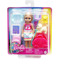 Mattel Barbie® Chelsea: Utazó szett kiskutyával és kiegészítőkkel - Mattel barbie baba