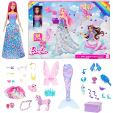 Mattel Barbie Dreamtopia adventi kalendárium, naptár, sellő, hercegnő, tündér barbie baba