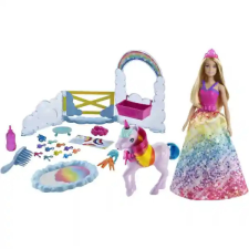 Mattel Barbie Dreamtopia hercegnő baba unikornis csikóval barbie baba