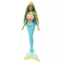 Mattel Barbie dreamtopia: színes hajú sellő baba kék uszonnyal barbie baba