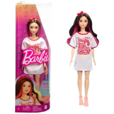 Mattel Barbie Fashionista baba pólóruhában - 65. évfordulós baba barbie baba