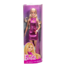 Mattel Barbie: Fashionista stílusos szőke baba rózsaszín ruhácskában - Mattel baba
