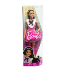 Mattel Barbie Fashionistas Barátnő baba - Rózsaszín kockás ruhában (HJT06) barbie baba