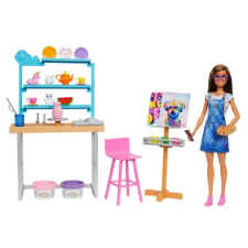 Mattel Barbie: feltöltődés játékszett - műterem barbie baba