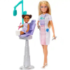 Mattel Barbie fogorvos baba kisgyerekkel