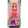 Mattel Barbie Hajlékony jógababa vörös hajjal piros felsőben