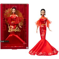 Mattel Barbie Holdújévi Barbie baba gyűjthető Qipao ruhával és arany kiegészítőkkel (JBJ11) barbie baba