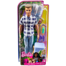 Mattel Barbie Kempingező Ken baba kiegészítőkkel kockás ingben (HHR66) (HHR66) barbie baba
