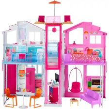 Mattel Barbie nyitható városi álomvilla, babaház bútorokkal barbie baba