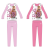 Mattel Barbie pamut jersey gyerek pizsama - világosrózsaszín - 122