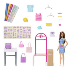 Mattel Barbie ruhatervező játékszett barbie baba