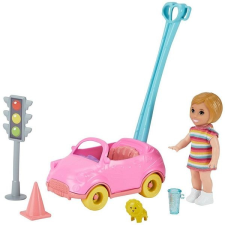 Mattel Barbie Skipper Babysitters: Kislány baba és kisautó kiegészítő szett játékbaba felszerelés