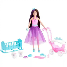 Mattel Barbie Skipper bébiszitter baba babakocsival és bárányokkal barbie baba