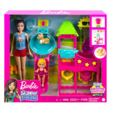 Mattel Barbie Skipper first jobs - vízipark játékszett barbie baba