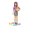 Mattel Barbie Skipper: Lila hajú bébiszitter kisbabával (GRP10)