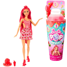 Mattel Barbie: Slime Reveal meglepetés baba - Rózsaszín hajú baba gyümölcsös szoknyában barbie baba