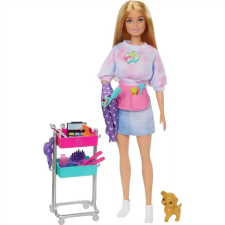 Mattel Barbie stylist Malibu baba kiskutyával barbie baba