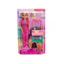 Mattel Barbie szőke hajú gyerekorvos karrierbaba játékszett - Mattel baba