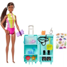 Mattel Barbie tengerbiológus baba delfinnel barbie baba