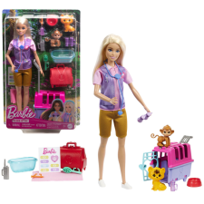 Mattel Barbie Vadállatmentő karrier baba kiegészítőkkel barbie baba