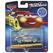 Mattel Cars Glow Racers Will Rusch metál autó 1:55 autópálya és játékautó
