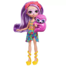 Mattel Enchantimals baba Sunshine Beach - Sabindra Sloth és Hang lajhár figura baba
