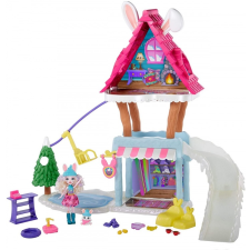 Mattel Enchantimals Bree nyuszi lány és Twister síkunyhó szett játékbaba felszerelés