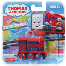 Mattel Fisher-Price: Thomas és barátai – Diesel színváltós mozdony – Mattel autópálya és játékautó