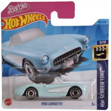 Mattel Hot Wheels 1956 Chevrolet Corvette Barbie The Movie kisautó autópálya és játékautó