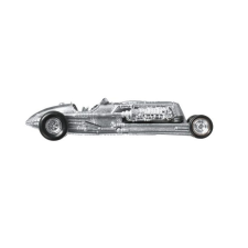 Mattel Hot Wheels CarCulture Jay Leno Tank Car kisautó - Ezüst autópálya és játékautó