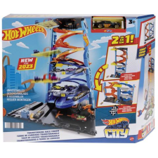 Mattel Hot Wheels City: 2az1-ben versenytorony játékszett (HKX43) (HKX43) autópálya és játékautó