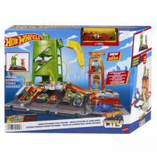 Mattel Hot Wheels City: Szuper töltőállomás autópálya és játékautó