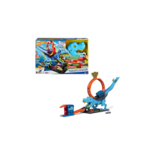 Mattel - Hot Wheels City - T-Rex hurokpálya (HKX42) autópálya és játékautó