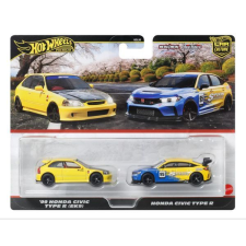 Mattel Hot Wheels: Deluxe kisautó, 2 db-os csomag - Honda autópálya és játékautó