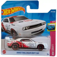 Mattel Hot Wheels Dodge Challenger Drift Car kisautó autópálya és játékautó