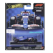 Mattel Hot Wheels F1 Kisautó - Visa Cash App RB #22 autópálya és játékautó