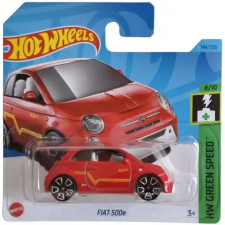 Mattel Hot Wheels Fiat 500e kisautó autópálya és játékautó