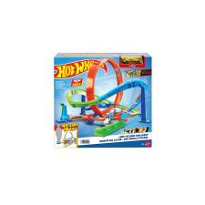 Mattel - Hot Wheels - Hiperhurok pálya játékszett (HTK16) autópálya és játékautó