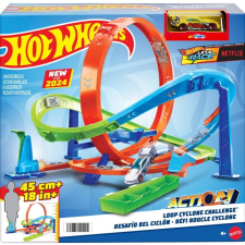 Mattel Hot Wheels: Hiperhurok pálya szett - Mattel autópálya és játékautó