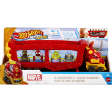 Mattel Hot Wheels - Marvel - Racerverse Hulkbuster Szállítójármű autópálya és játékautó