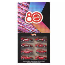 Mattel Hot Wheels: Mattel 80. évfordulós kisautó szett - 8 db-os autóalkatrész